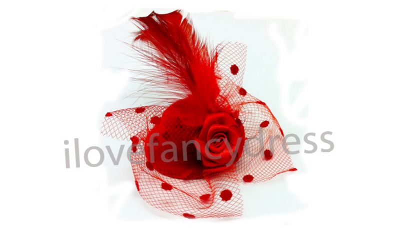   MINI FANCY DRESS FASCINATOR CHRISTMAS WOMENS WEDDING KIDS HAT  