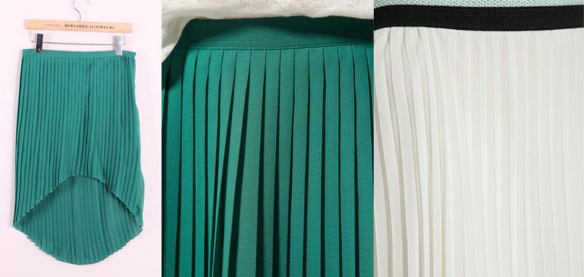   Elegant Pleated Sheer Chiffon Irregular Asymmetric Skirt Dress Itl