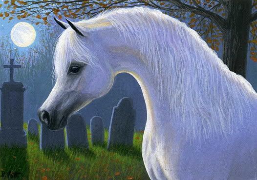 limited edition aceo print title cemetery moon size 2 5 x 3 5 inches 