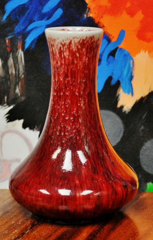 ARTS and CRAFTS COBRIDGE MOORCROFT OXBLOOD VASE  