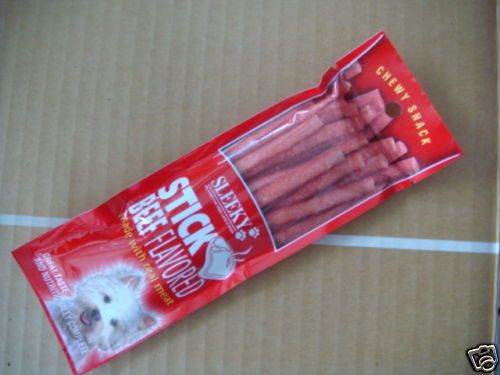 NATURAL DOG TREAT CHEWY SNACK BEEF FLAVOR 100% MEAT  