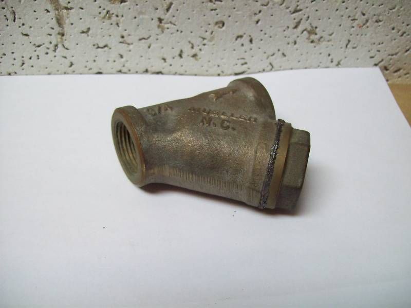 WYE STRAINER 3/4 NPT BRASS 150 SWP SS SCREEN 