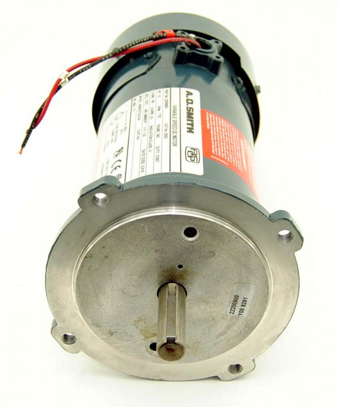 New AO Smith 1/2 HP 180v DC PM Motor 1725 RPM 56C D052  