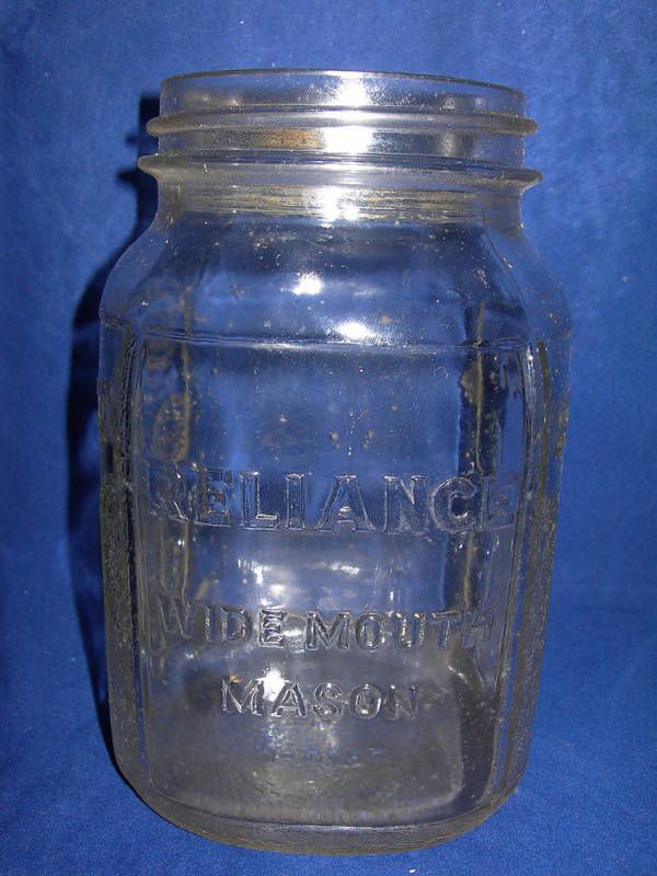 Reliance Coffee Canning Jar/s Wide Mouth Quarts  