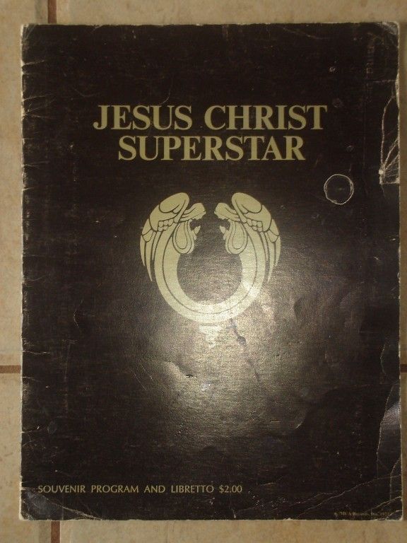 Jesus Christ Superstar Broadway program 1971 RARE  