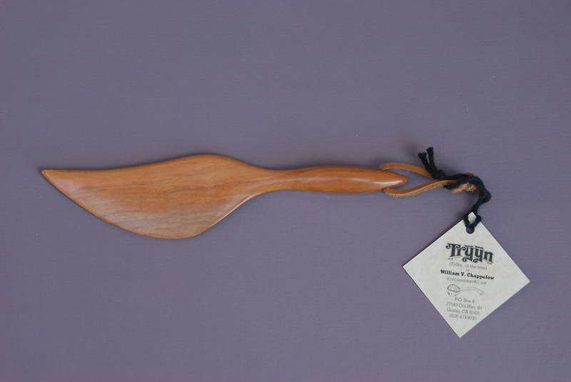 WOODEN COOKING UTENSILS  PLUM JAM SPREADER / PLUM WOOD  