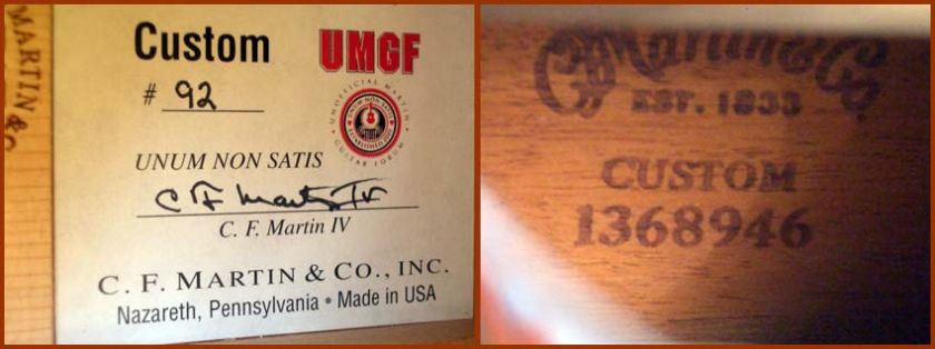 MARTIN 00 18VS UMGF CUSTOM GUITAR #92 VINTAGE AMBERBURST  