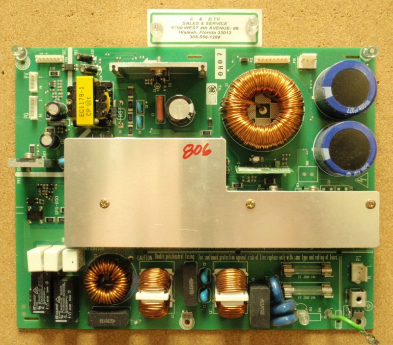 PKG 1719 SPS 600 POWER SUPPLY FROM NEC PX 42VM2P  