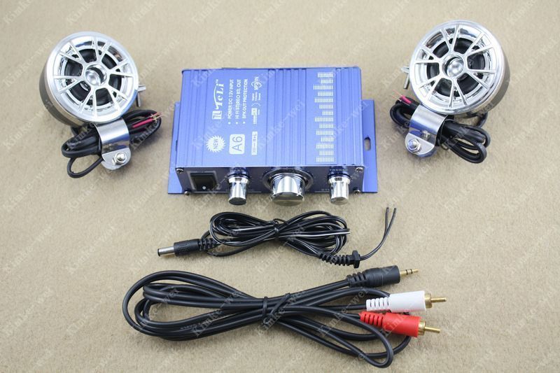 Mini Hi Fi Amplifier for Cars Motorcycle Stereo 12V Amp  