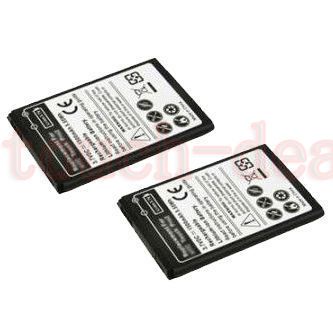 2x li ion battery for LG Optimus V VM670 GT540 GW620 US  