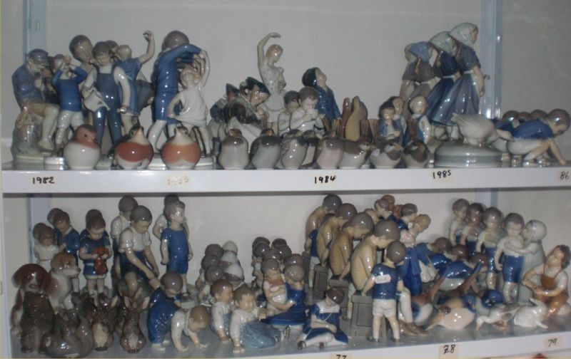 Wholesale 107 Royal Copenhagen figurines and animals  