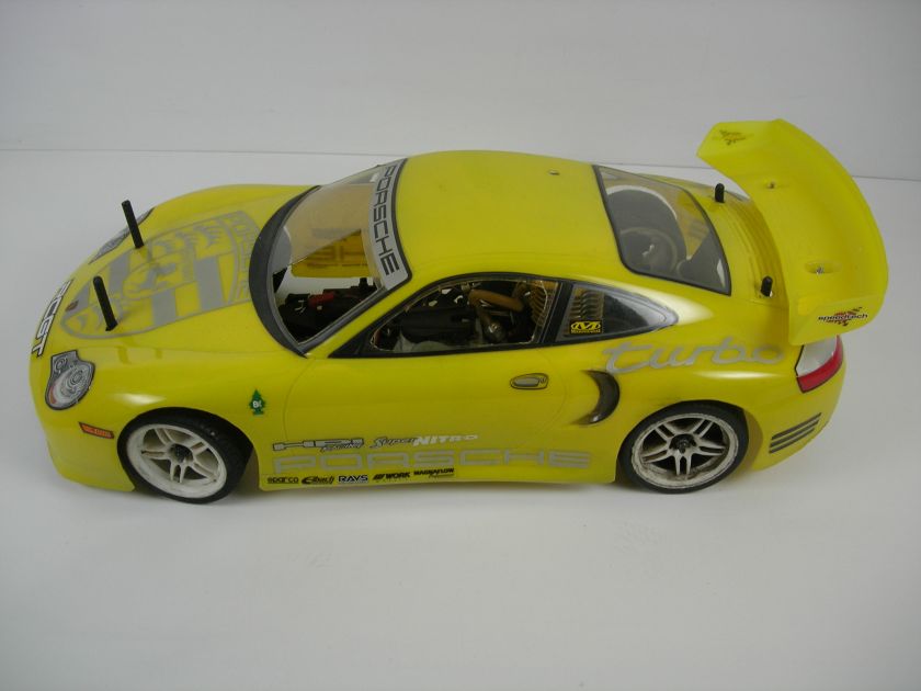 HPI Super Nitro 1/10 scale on road RC car  