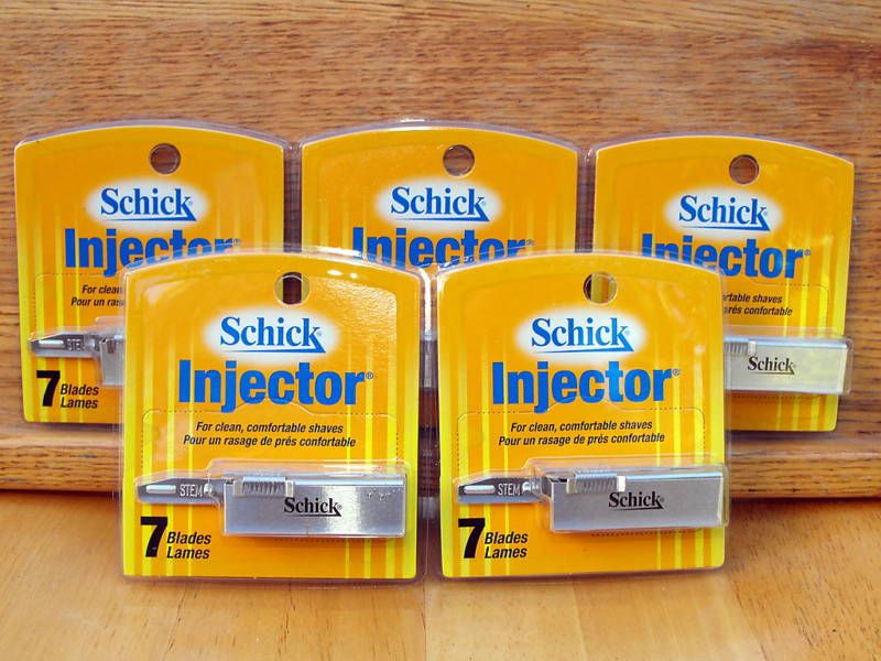 35 Schick Injector Razor Blades,Cartridges, 5 PACKAGES  