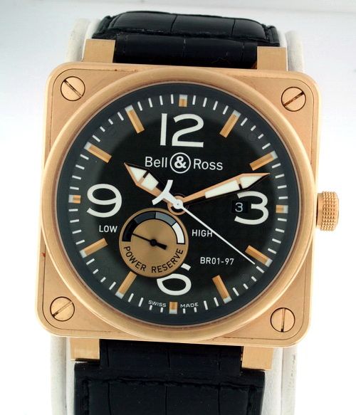 Bell & Ross BR01 97 R $26,000.00 18k Rose Gold LIMITED Edition RARE 