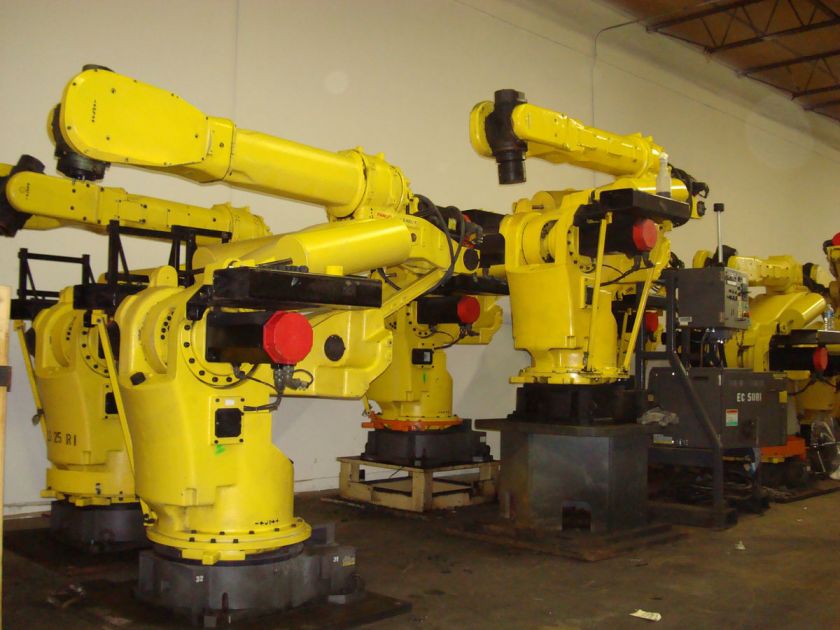 Fanuc Robot S 420iw 420iw With Rj2 Control Teach Pendant & Cables 