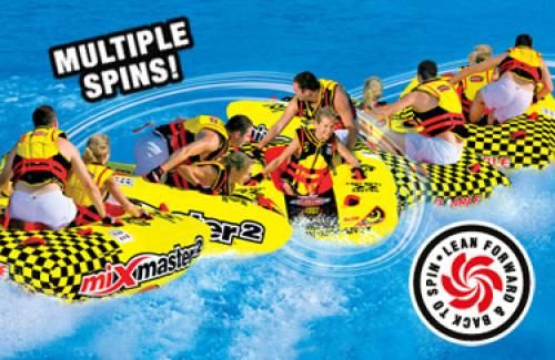 New MixMaster 2 Spinning Towable Doable Raft Ski Tube  