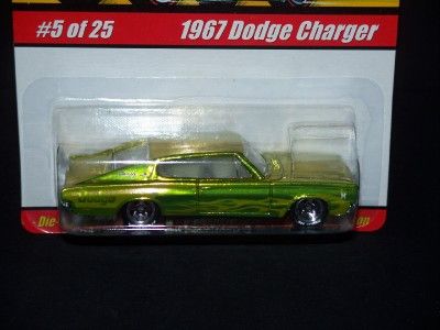   CLASSICS SERIES 1 1967 DODGE CHARGER 5 OF 25 LIME GREEN MOC  