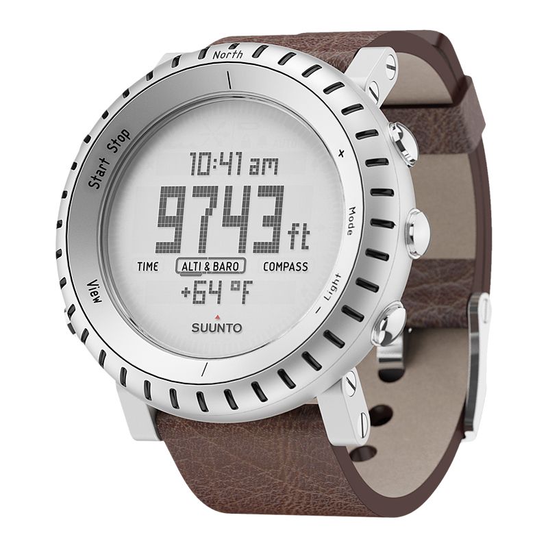 The compass features a rotating bezel for traditional use (most 