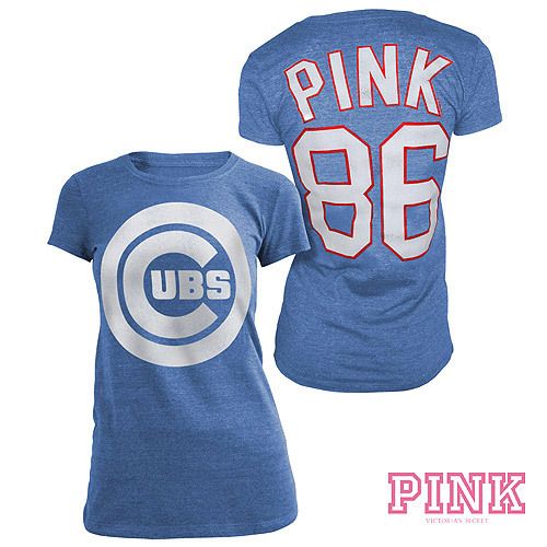 CHICAGO CUBS WOMENS VICTORIAS SECRET PINK GOOD CHASE 5th OCEAN 