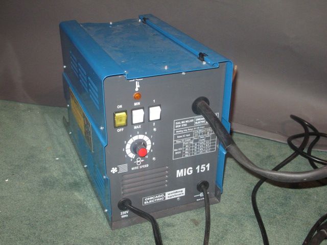 Chicago Electric MIG 151 Dual Welder 230V 30 120 Amps  