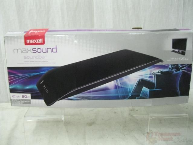 Maxell SSB 1 Maxsound Soundbar Tabletop Speaker w/Built in Subwoofer on  PopScreen