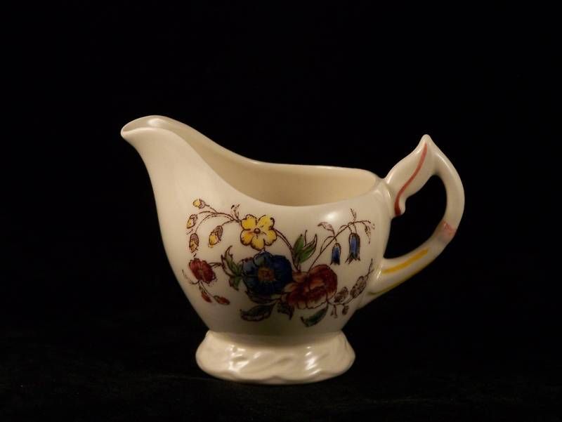 Vintage Vernon Kilns Mayflower Hand Painted Creamer  