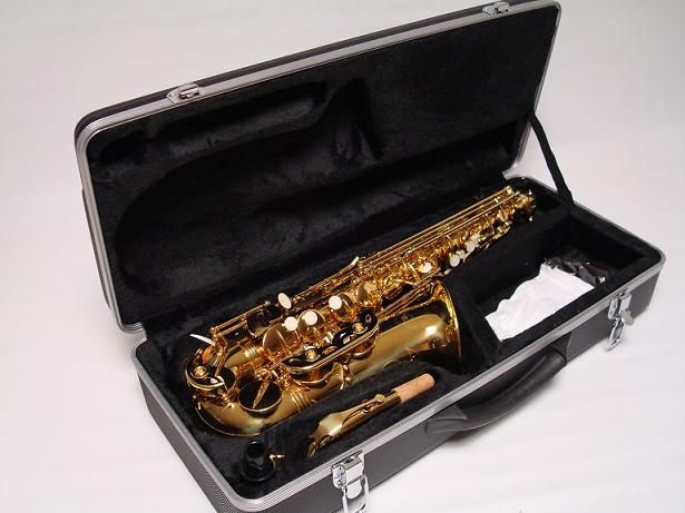   Eb ALTO SAX SAXOPHONE Laza+W/ HARDCASE CARE KIT Student Band  