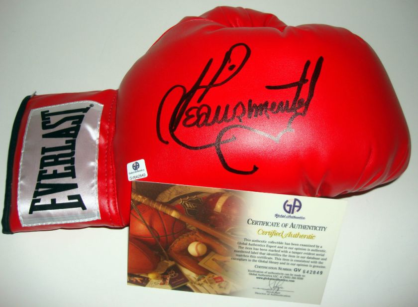   Pimentel Signed Auto Autographed Everlast Boxing Glove Boxer  