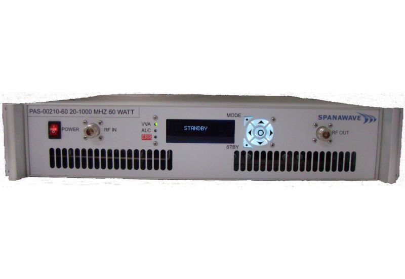 Spanawave PAS 00210 60 Power RF Amplifier 20 1000 MHz  