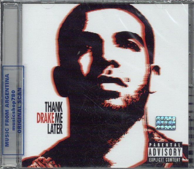 DRAKE, THANK ME LATER + BONUS TRACK. FACTORY SEALED CD. In English.