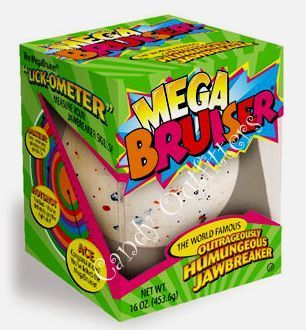 EXTREME CANDIES   MEGA BRUISER JAWBREAKER   1LBS LARGE CANDY  