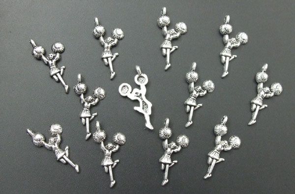 50 Tibetan Silver Dancer Charms Pendants Special Offer  