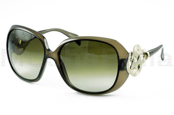 GIORGIO ARMANI SUNGLASSES GA 706 Y31CC BROWN WITH GOLD KNOT PATTERN 