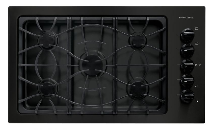 New Frigidaire 36 36 Inch Black Gas Stovetop Cooktop FFGC3625LB 