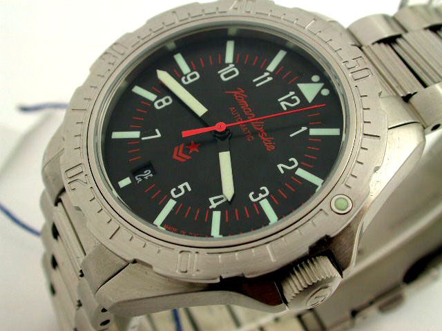 RUSSIAN VOSTOK AUTO NEW KOMANDIRSKIE WATCH #8432  