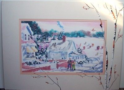 EMILY KEENE JOHNSON WATERCOLOR PRINT 1997 SIGNED  