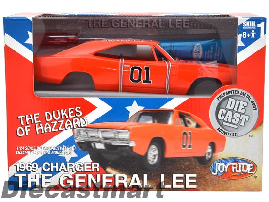 ERTL 124 1969 DODGE CHARGER THE DUKES OF HAZZARD DIECAST ACTIVITY SET 