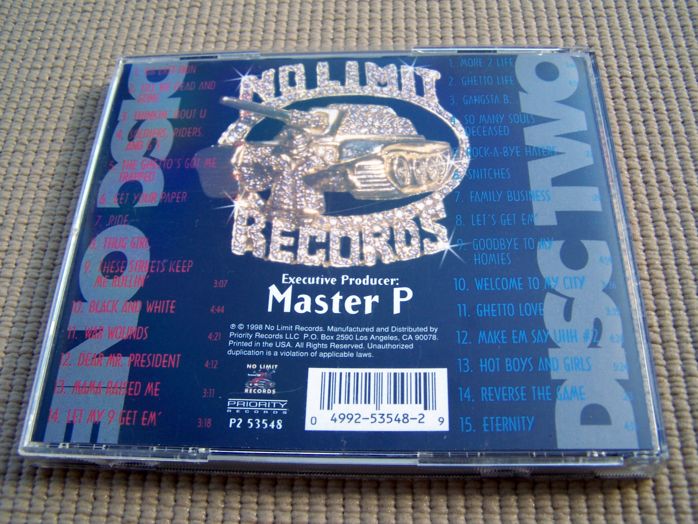 MASTER P MP Da Last Don 1998 OG No Limit With Hologram 049925353822 