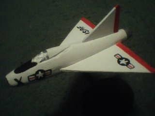 Built 1/144 American CONVAIR XF 92 DART Aircraft  