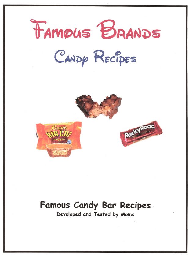 Famous CANDY Bar Cookbook Recipes Chocolate Authentic  