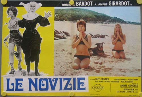 LE NOVICES   imagen atractiva de BRIGITTE BARDOT   ANNIE GIRARDOT 