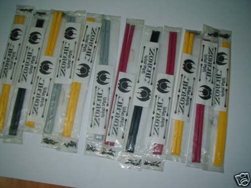 vintage skateboard rails   zorlac swing bars   pack 12  