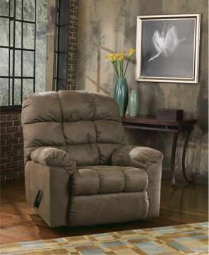 Ashley Furniture Gunsmoke  Chocolate Recliner 1386325  