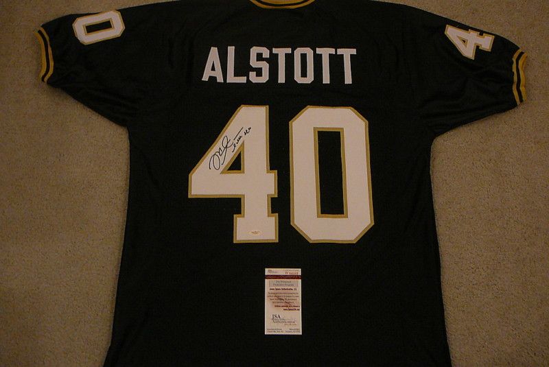   ALSTOTT SIGNED AUTO PURDUE BOILERMAKERS JERSEY JSA AUTOGRAPHED  