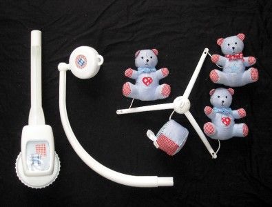 KIDS II MUSICAL TEDDY BEAR BABY CRIB MOBILE