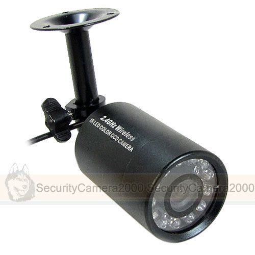 Mini Waterproof 2.4GHz Wireless Sharp Color CCD Camera IR Night 10m