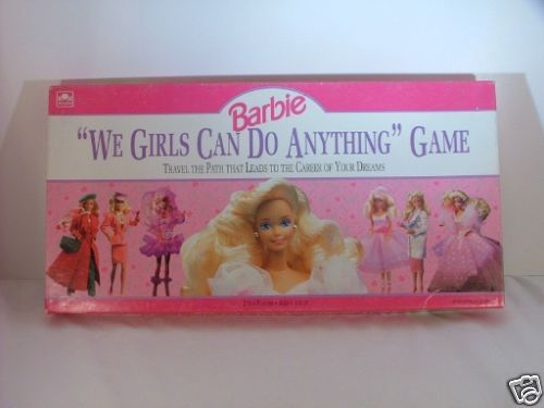 Barbie Games 1991 #4761 25 Board Game Mattel for Parts  