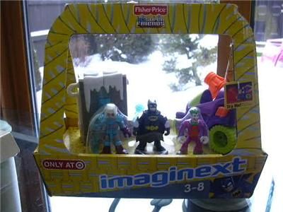 Fisher Price Batman Mr. Freeze Joker Imaginext Toy Figures NEW NIB 