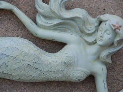 NEW Mermaid Wall Art Beach Shabby Cottage Decor  