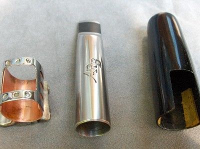 ARB ( beechler / brilhart ) alto sax metal mouthpiece 7 + original lig 